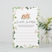 鹿の赤ちゃんシャワー甘い混乱を推測 (スタンド正面)