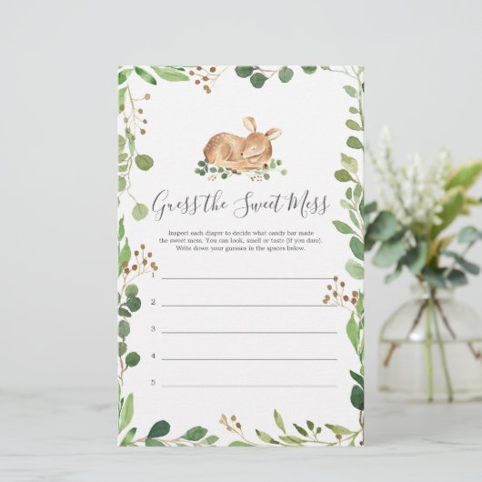 鹿の赤ちゃんシャワー甘い混乱を推測 (スタンド正面)