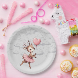 鹿の赤ちゃんシャワー ペーパープレート