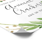 鹿の赤ん坊のシャワーは、どのように多くの動物のクラッカーを推測 ポスター (角)