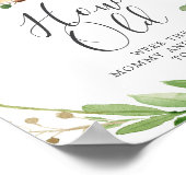 鹿の赤ん坊シャワー彼らは何歳だった ポスター (角)