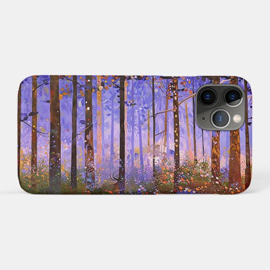 鹿の隠れ道 – 広い森林風景 Case-Mate iPhoneケース (裏面(横))