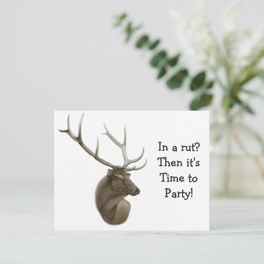 鹿の雄の招待 招待状 (スタンド正面)