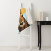 鹿の頭の上のカラス シェルパブランケット (インサイチュ)