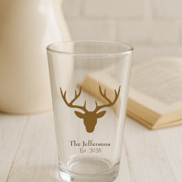 鹿の頭の素朴な魅力 タンブラーグラス