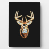 鹿の頭エネルギー精神 フォトプラーク (正面)