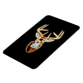 鹿の頭エネルギー精神 マグネット (左側)