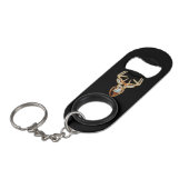 鹿の頭デジタルエネルギー精神 キーホルダー栓抜き (正面アングル)