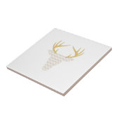 鹿の頭 タイル (側面)