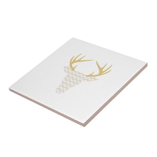 鹿の頭 タイル (側面)