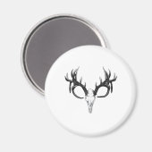 鹿の頭 マグネット (正面/裏面)