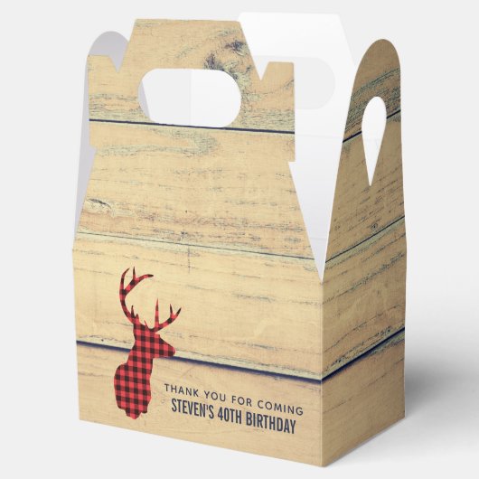 鹿の頭(木に〔雄ジカの〕枝角をフェイク付く) フェイバーボックス (オープン)