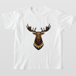 鹿の頭 Tシャツ