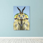 鹿の飛び頭 キャンバスプリント (インサイチュ (ウッドフロア))