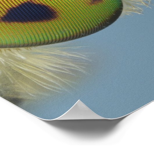 鹿の飛ぶ頭 ポスター (角)