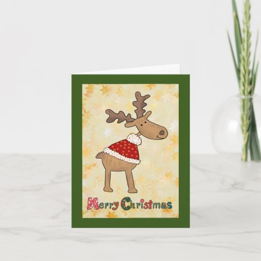 鹿の飾り シーズンカード (正面)