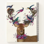 鹿の鳥飼い、熱帯鳥の巣 ノートブック (裏面)