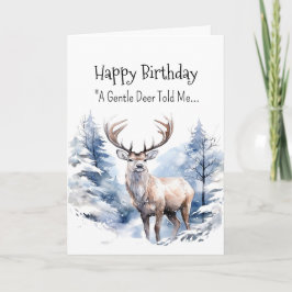 鹿の鹿の個性誕生日おもしろい動物 カード