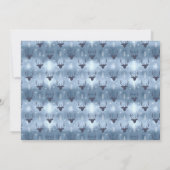 鹿の〔雄ジカの〕枝角矢印クリスマスフォトV2青ID861 招待状 (裏面)