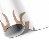 鹿の〔雄ジカの〕枝角 ラッピングペーパー (ロールコーナー)