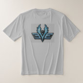 鹿のTシャツのロゴ Tシャツ (レイダウン裏面)