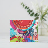 鹿はがき ポストカード (スタンド正面)