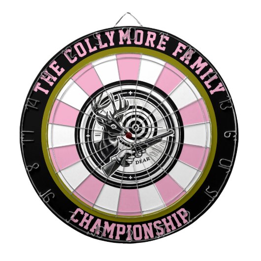 鹿はっきりしたの芸術の標的 ダーツボード (正面)