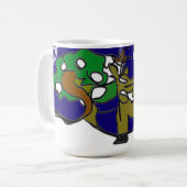 鹿は冬が好き コーヒーマグカップ (正面左)
