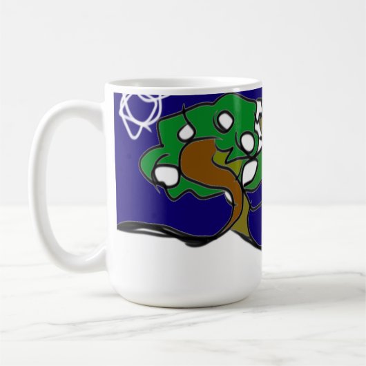 鹿は冬が好き コーヒーマグカップ (左)