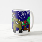 鹿は冬を愛する コーヒーマグカップ (正面右)