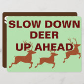 鹿を上げる/馬の車のシンボルや象徴 シーズンカード (正面/裏面)