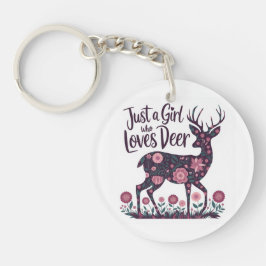 鹿を愛する女の子のみフローラお洒落& キーホルダー