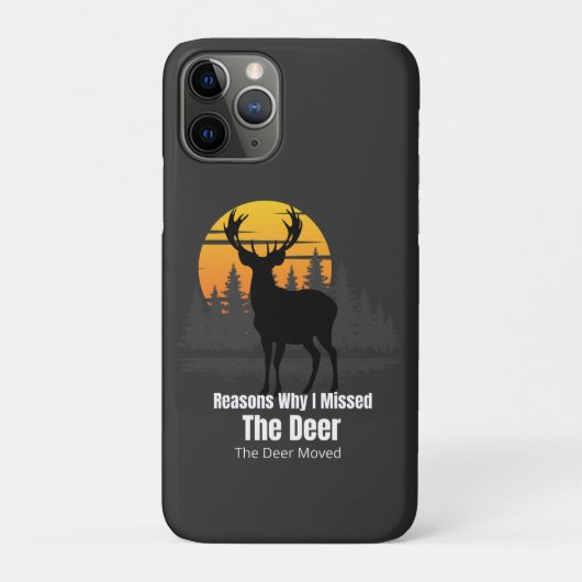 鹿を逃した理由 Case-Mate iPhoneケース (裏)