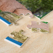 鹿アート ジグソーパズル (側面)