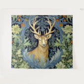 鹿アールヌーボー タペストリー (正面(横))