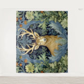 鹿アールヌーボー タペストリー (正面)