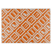 鹿インクロスヘア食べスリープ狩り切断ボード カッティングボード (正面)