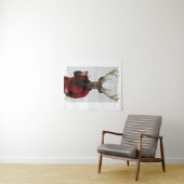 鹿イン喫煙 タペストリー (インサイチュ(横))