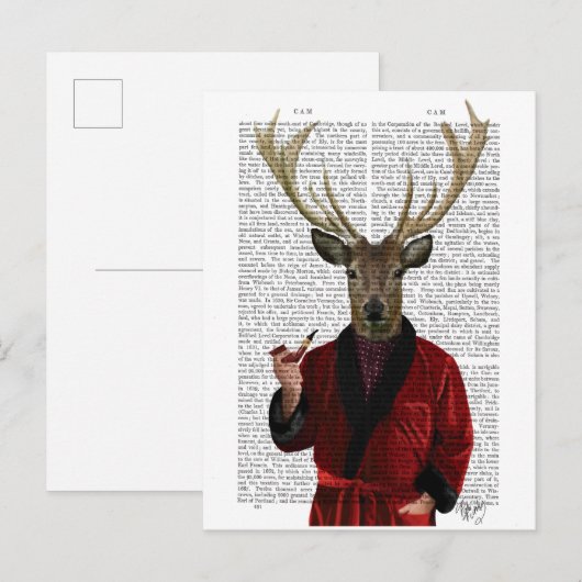 鹿イン喫煙 ポストカード (正面/裏面)