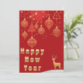 鹿エレガントのクリスマスの飾り シーズンカード (スタンド正面)