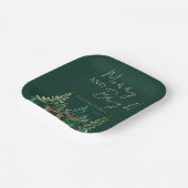 鹿エレガントのクリスマス ペーパープレート (傾斜あり)