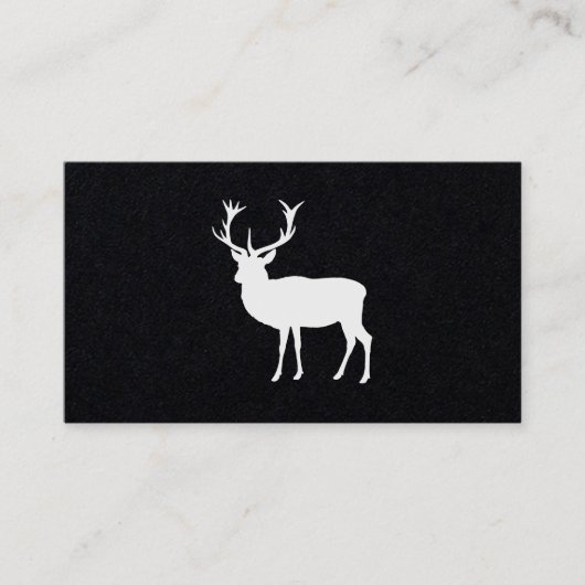 鹿エレガント鹿 名刺 (正面)