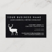 鹿エレガント鹿 名刺 (裏面)