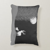 鹿オンムーンライトヒル アクセントクッション (裏面(縦))