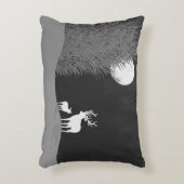 鹿オンムーンライトヒル アクセントクッション (正面(垂直))