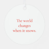 鹿カスタムオーナメント メタルオーナメント (裏面)