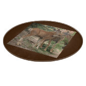 鹿キスをする カッティングボード (角)