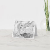 鹿キス カード (正面)