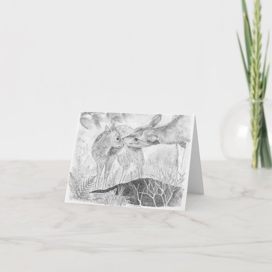 鹿キス カード (正面)