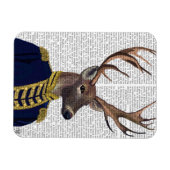 鹿キャプテン マグネット (横)